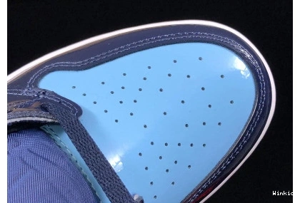 CD0461-401 LEATHER JORDAN BLUE CHILL UNC PATENT AIR 1 0807